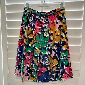 EUC J. Crew Brush Stroke Skirt